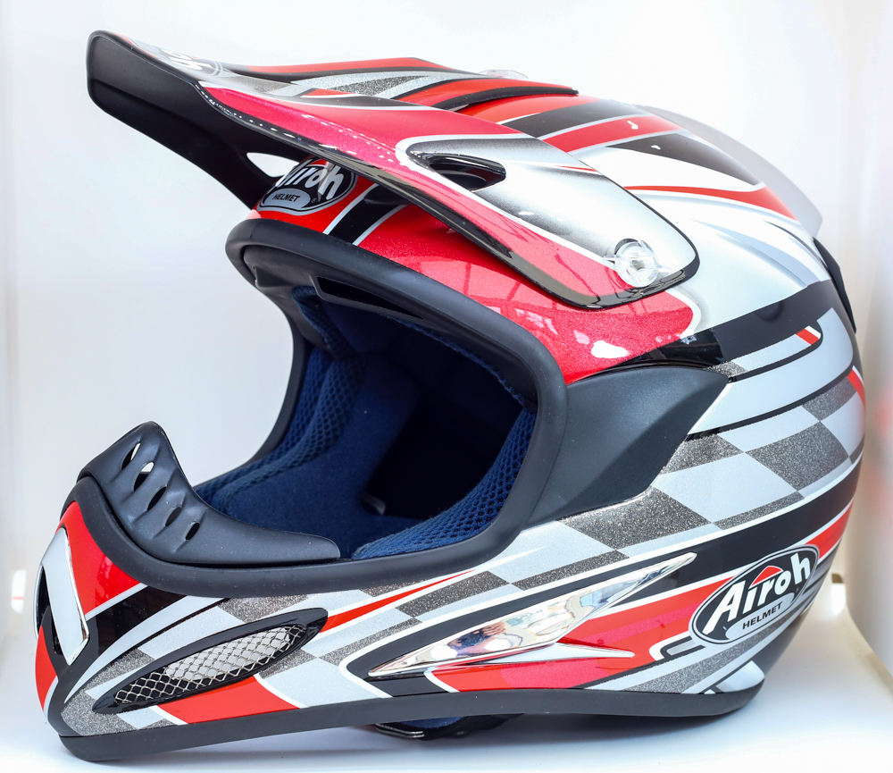 AIROH MOTOCROSS HELMET IN LARGE NEW GOLD STAMPED - MX Kitman