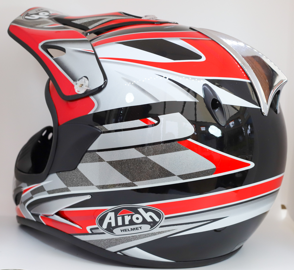 Airoh Motocross Helmet In Large New Gold Stamped - Mx Kitman