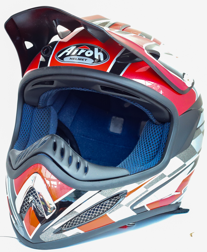 AIROH MOTOCROSS HELMET IN LARGE NEW GOLD STAMPED - MX Kitman