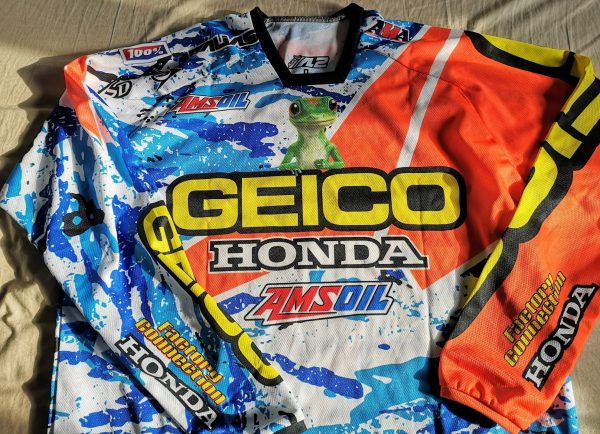 Malcolm Stewart race shirt - Geico Honda - Pre-owned - Image 2