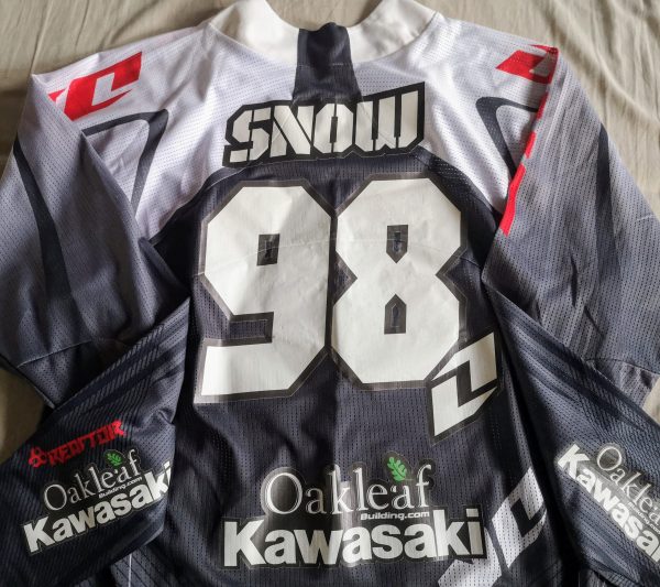 Alex Snow GP race shirt - Oakleaf Kawasaki - Pre-owned