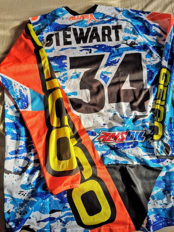 Malcolm Stewart race shirt - Geico Honda - Pre-owned